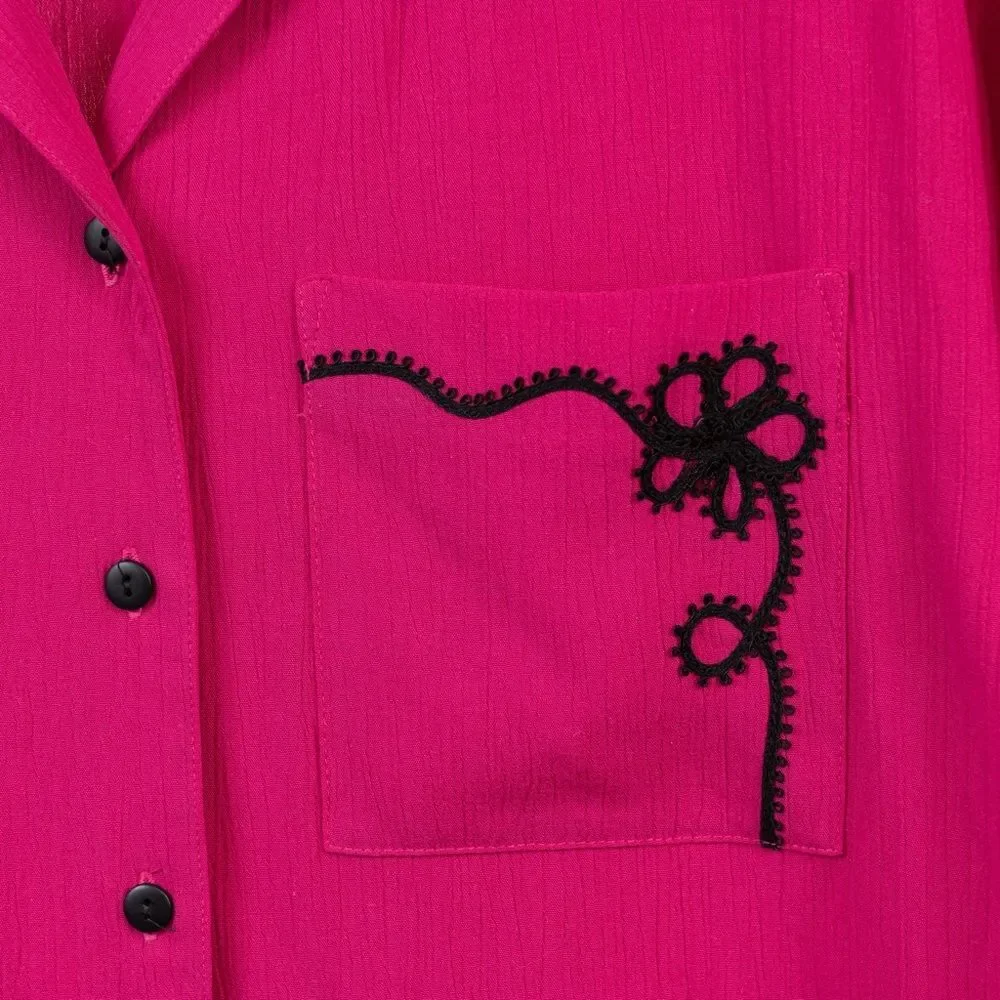 Vintage Koret Petite pink buttons down shirt size S